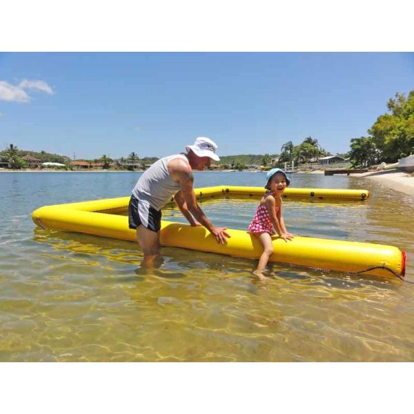 Quality Customized Swimming Pool Inflatable Air Mat Easy Carrying For Sea Water Fun wholesale