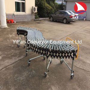 Flexible Extendable Gravity Steel Skate Wheel Conveyor
