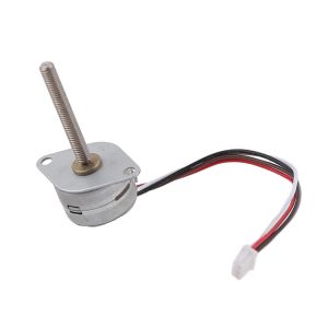 15MM Micro Stepper Motor 2-Phase 4-Wire 18 Degree Permanent Magnet With Spiral