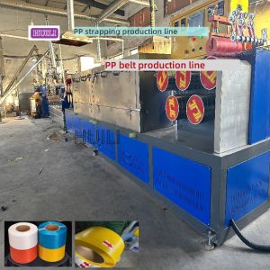 5-19 mm PP Strap Making Machine Single Screw PP Strap Production Line PLC