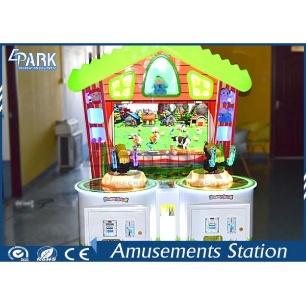 Luxury Appearance Shooting Arcade Machines With Fresh Multi Color Design For