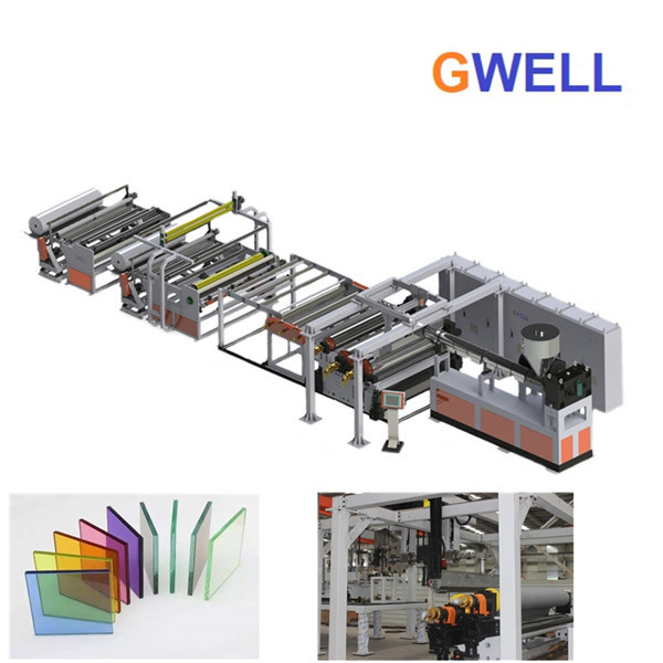 Quality PVB Glass Sheet Making Machine PVB Interlayer Film Extrusion Line Machine Factory Direct Sales wholesale