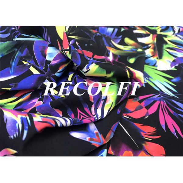 Antimicrobials Swimming Clothes Material Printing Color Upf 50 Sun Protection