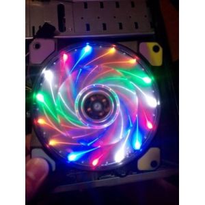 NEW case fan 12v 120*120*25mm with 15 LED