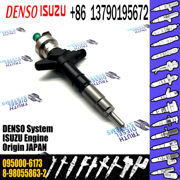 Huida Diesel Engine fuel injector 095000-6172 8-98055863-2 095000-6173 8