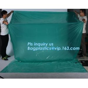 LDPE bag Large square bottom bag on roll pallet cover bag rubbish bag Garbage