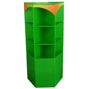 Household Cardboard Retail Display Stands , Custom Cardboard Counter Displays