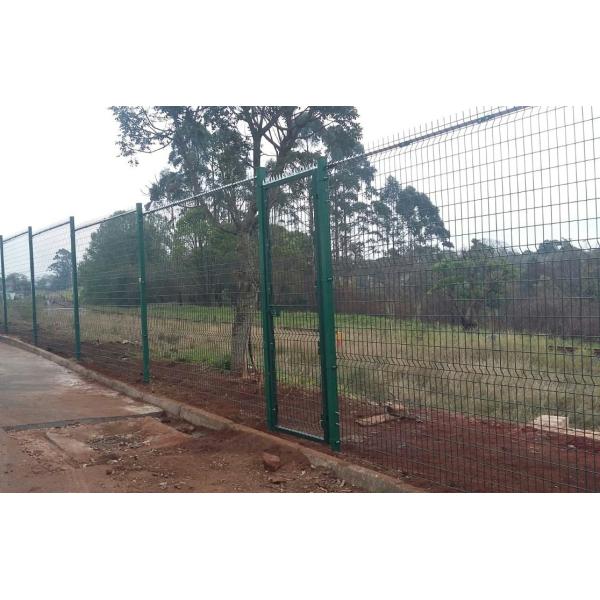 Quality OEM Black 10ft High Welded Wire Mesh Fencing Clear View wholesale