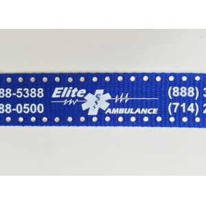 personalized silk screened polyester lanyards with twinkling diamonds for trade