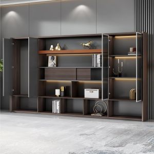 Modern design furniture filing cabinet with drawer wood file cabinets storage