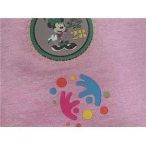 Cartoon Pattern Heat Transfer Clothing Labels , Custom Screen Printing Patches