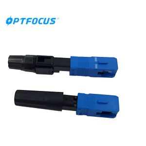 SC / APC SC / FC SC / UPC Fiber Optic Fast Connector For FTTH / FTTB Solution