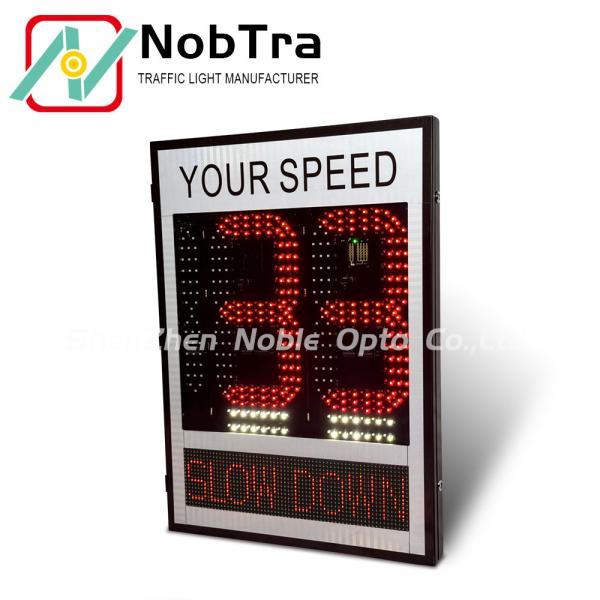 12VDC Traffic Warning Radar Sign With YOUR SPEED