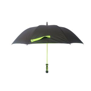 Large Colored Fiberglass Double Canopy Umbrella Inside With Black Net And Rubber
