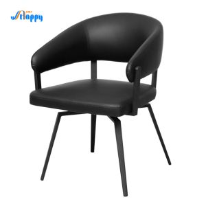 Easy To Clean Modern Swivel Chair Impact Resistant With Iron Base Dc-7531