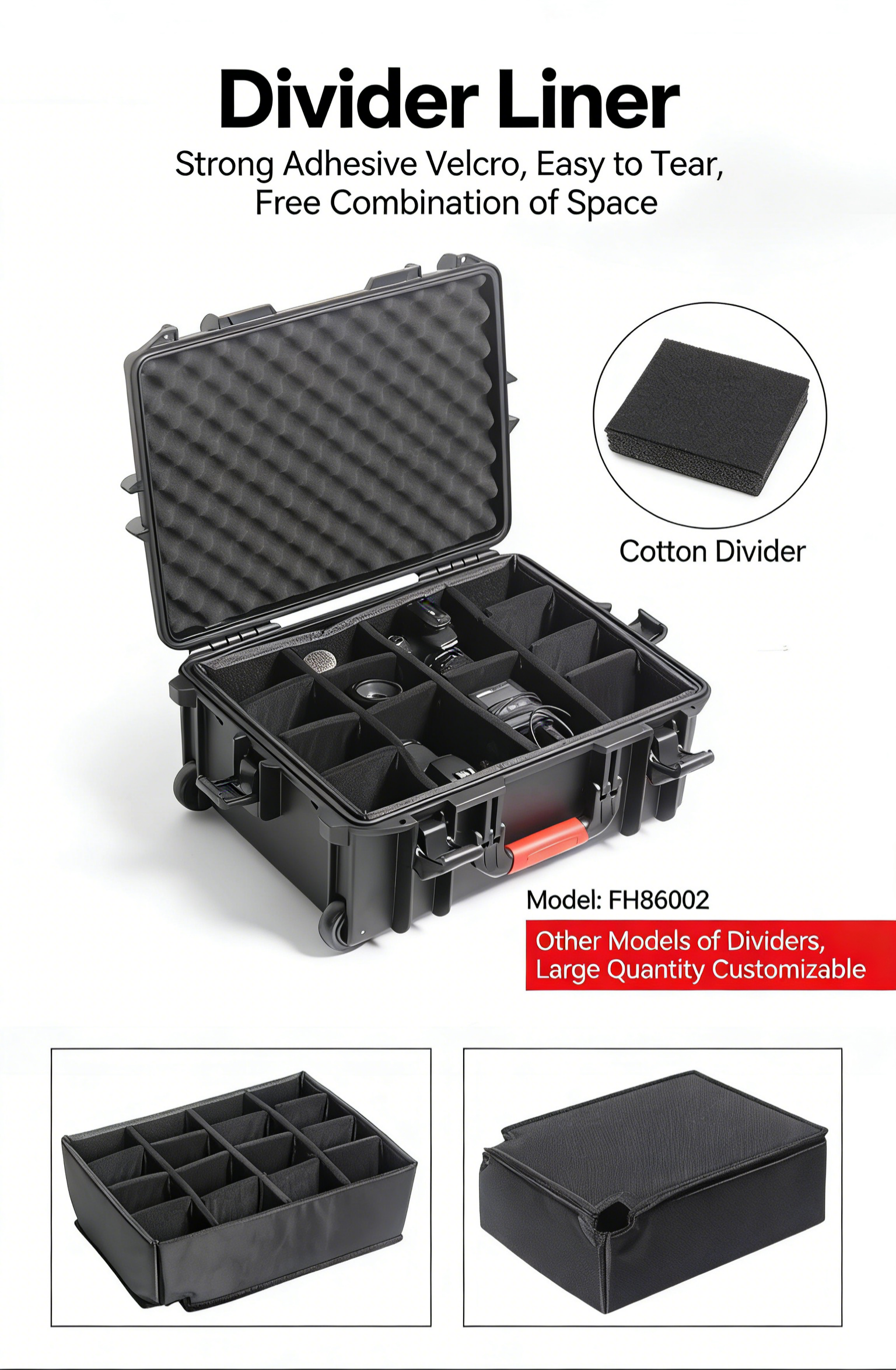 Multifunctional Waterproof, Shockproof Portable Plastic Protective Safety Case