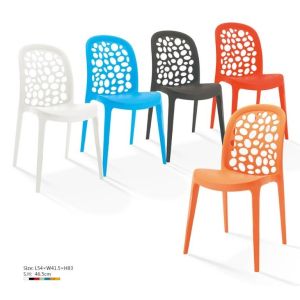 China Moon Injection Mould Thermoplastic Cafe Chair/plastic event chair/stackable cafe chair on sale