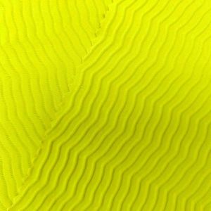 Circular Knit Stripe Recycled Nylon Spandex Fabric Lightweight / Quick Drying