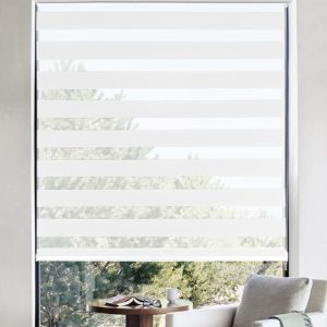 Cheap Grey Indoor Blinds Zebra Roller Blind for Day and Night Wholesales OEM Shipping Cost for sale