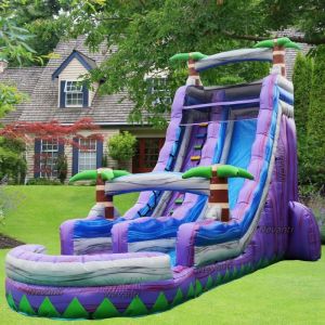 18ft Inflatable Water Slide for Pool Customized Size Slip and Slide at Resort