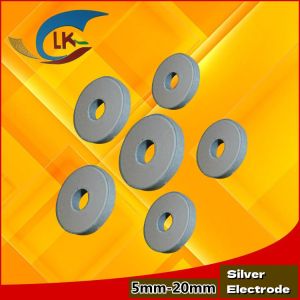 Constant Temperature Ceramic PTC Thermistor For Heating Φ16*5*2.5mm 36V Silver