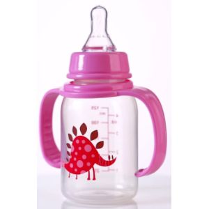 Standard 4oz 125ml Polypropylene Baby Bottles Two Handle