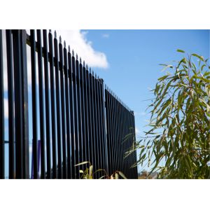 Diplomat Security Fencing Panels 2.1mx2.4m black powder coated