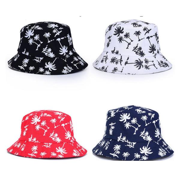 100% cotton Double sided cheap customized bulk printing folding bucket hat size