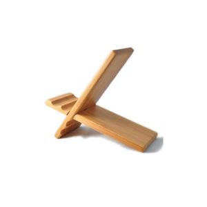 Custom Sustainable Bamboo Folding Laptop Stand Tablet Stand holder