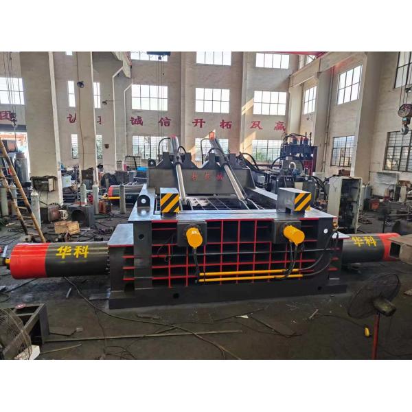 70 Tons 500Tons Power Scrap Metal Baler Machine Automatic PLC Control With