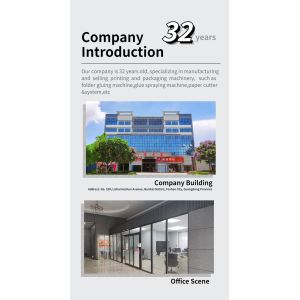 3ACQ 580E Folding Box Gluing Machine Paper Box Folder Gluer with Additional