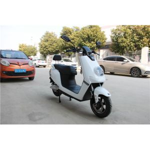 China White Color Sleek Design Electric Moped For Adults 1200W DC Brushless Motor on sale