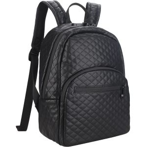 Large Capacity Black PU Waterproof Custom Travel Smell Proof Bag For Men with