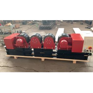 Bolt Adjustment 20T Pipe Welding Turning Rolls With Foot Pedal Control