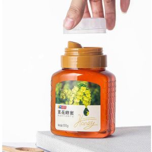 500g 700g Honey Plastic Beverage Bottles Reusable Plastic Jars Squeezable