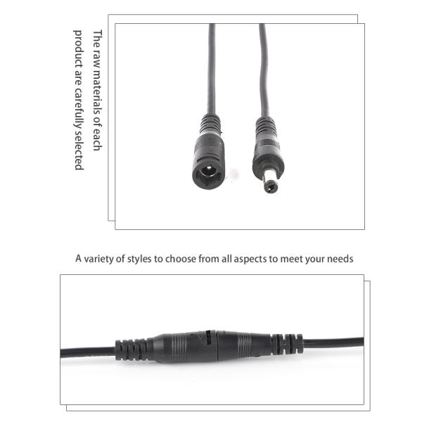 PVC Rubber Nylon IP67 Waterproof Wire Connector DC Jack Plug