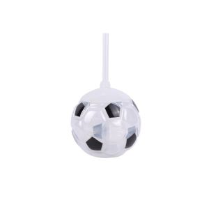Cheap Custom Plastic Football Shaped Cup With Straw Cute Milk Tea Cup for sale
