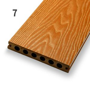 Wood Plastic Composite Garden Decking Boards moisture resistant decking panel