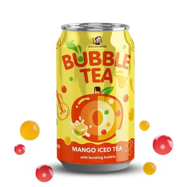 Quality Hot Sale for Beverage Wholesalers: 320ml * 24 Bottles of Taiwan Peach Bubble poping boba Canned Drink Beverage wholesale