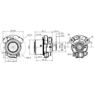 1/2.8 2.8-10mm 4MP F1.6 D14 Mount P-IRIS Motorized Zoom Lens, 2.8-10mm IR-Cut Vari-focal Lens