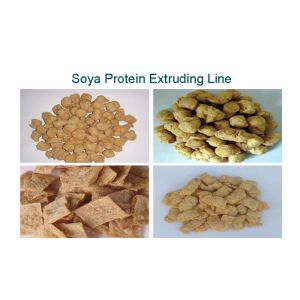 Double screw extruder machine for Soya Protein , soybean extruder machine