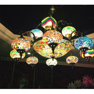 Mediterranean Style Decoration Handmade Turkish Pendant Light(WH-DC-23)