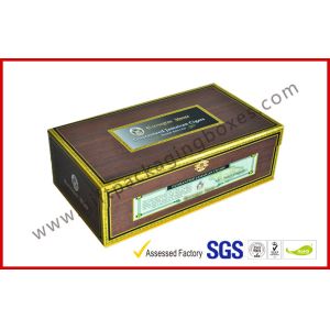 China Glossy Lamination Cigar Luxury Gift Boxes With Dulex Board Packaging on sale