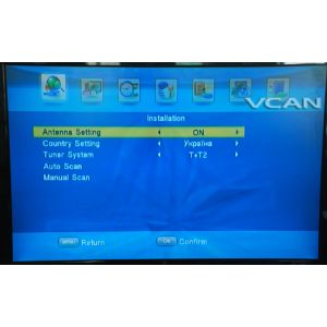 DVB-T2E car DVB-T2 digital TV receiver with one tuner one antenna