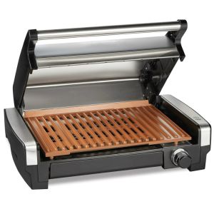 Detachable 4 Slice Indoor BBQ Grills Panini Press With Knob Control
