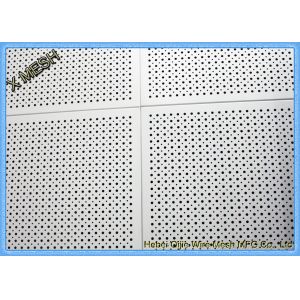 Decorative Perforated Metal Mesh Plate Hot Galvanized For Ceiling Panels