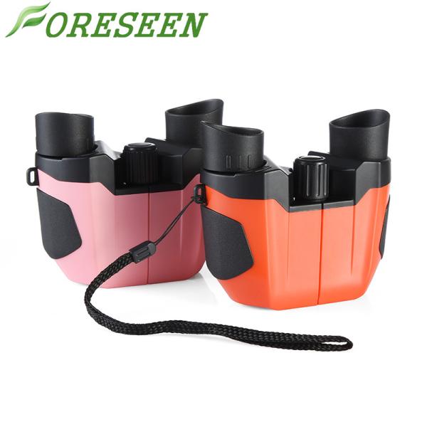 Quality Super Safe Silver Powerful Mini Binoculars , Compact Childrens Binoculars 8x Magification wholesale