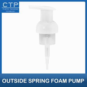 Adjustable Output 0.8cc 1.2cc 1.5cc White Bottle Foam Pump With Customized Tube