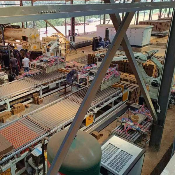 CE ISO Certified Robot Stacking Machine Brick Production Line for Easy Brick