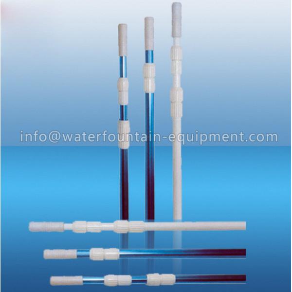 Quality Smooth Surface Pool Cleaning Tool , 0.8mm Thick Aluminum Telescoping Pole wholesale